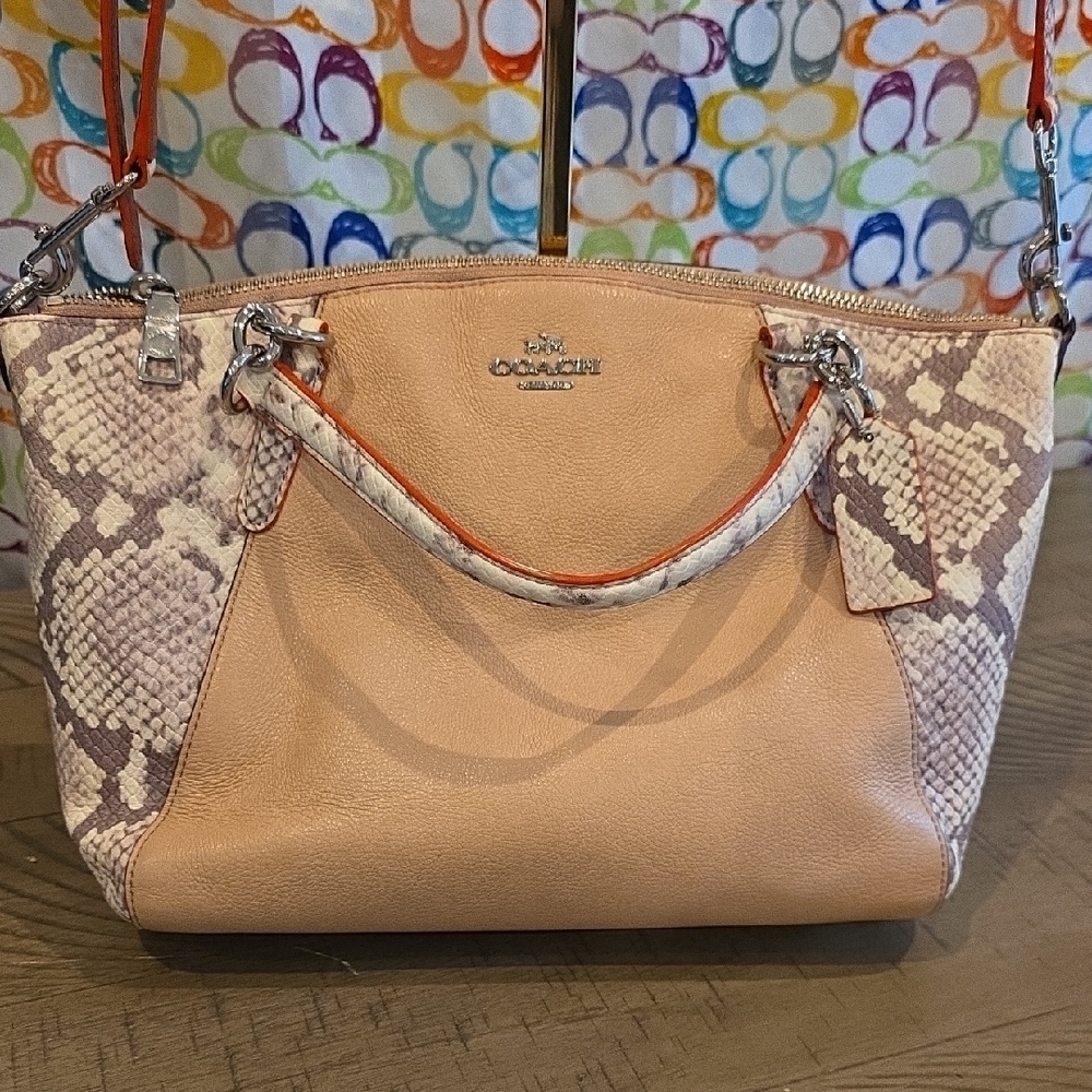 Coach Kelsey 13692 Snake Embossed